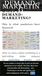 Mobile Screenshot of demand-marketing.com